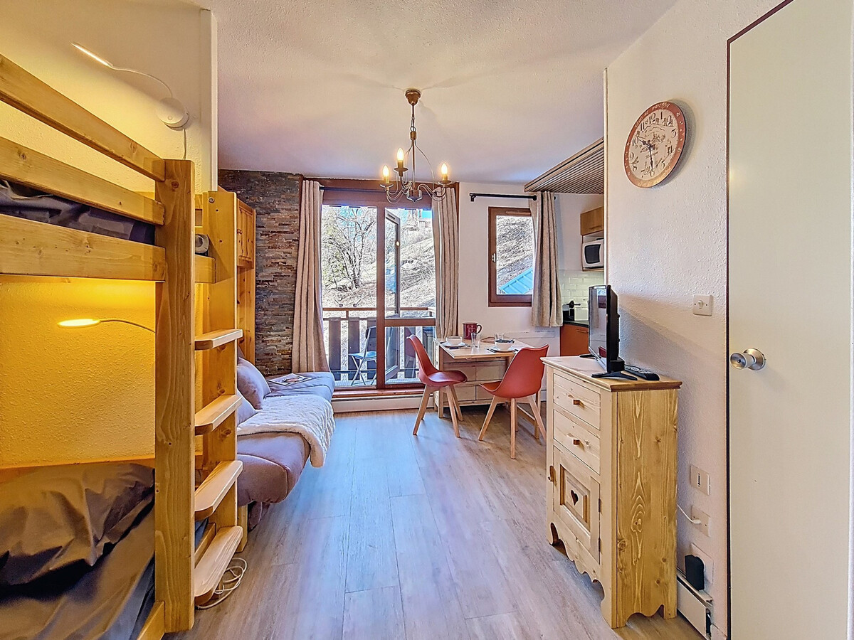 Studio 17 m² avec coin montagne et balcon aux Menuires - Photo 7