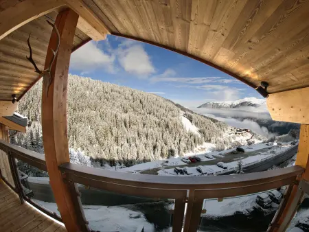 Appart. 3 chambres au dernier étage - Courchevel 1650 : photo 12