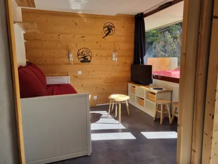 Studio rénové 4 pers., Plagne Bellecôte, cœur de station : photo 3