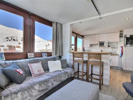 Appartement rénové 64m² 4 pers, balcon vue pistes : photo 4