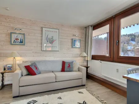 Appartement rénové 64m² 4 pers, balcon vue pistes : photo 12