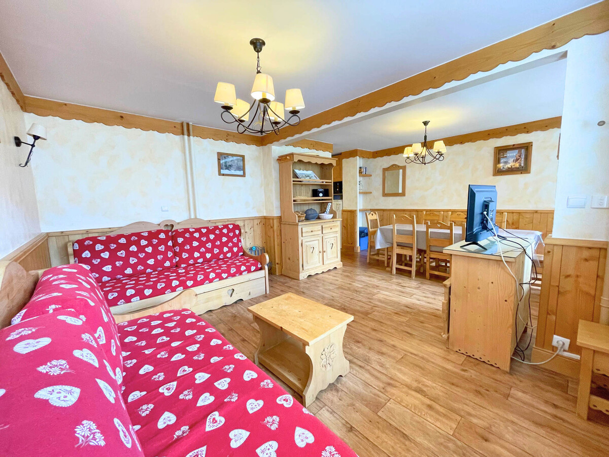 Duplex 6 pers Les Menuires, balcon vue montagne - Photo 1