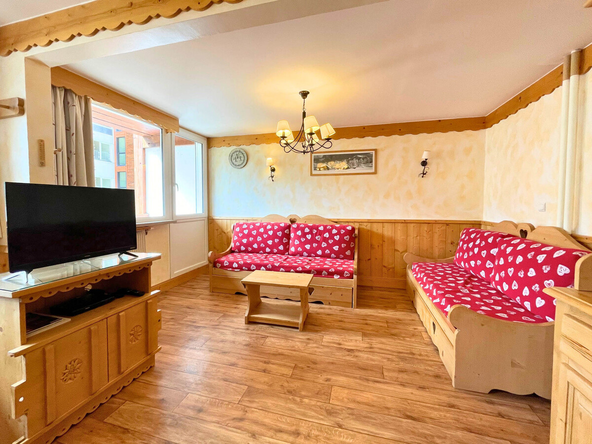 Duplex 6 pers Les Menuires, balcon vue montagne - Photo 2