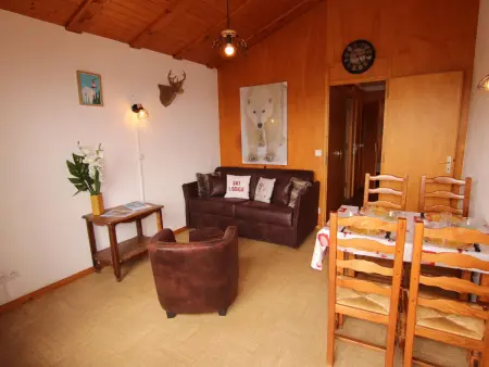 Location appartement à Les Saisies, Appartement studio Les Saisies, central, 5 personnes