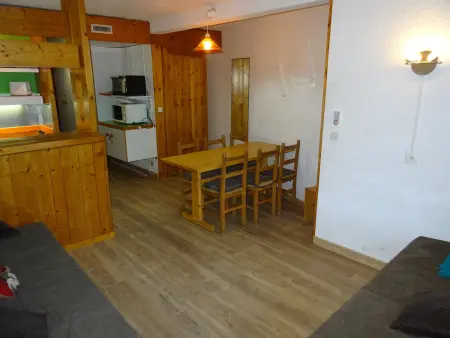 Appart 2 pièces 6 pers, balcon vue Mont Blanc, Arc 1800 : photo 8