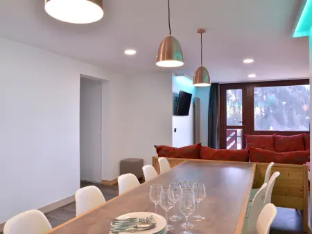 Appartement 11 pers., 4 chambres rénové, balcon, La Plagne : photo 6