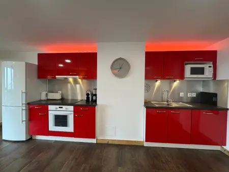 Appartement 11 pers, 4 ch · Plagne Bellecôte · Balcon sud : photo 3