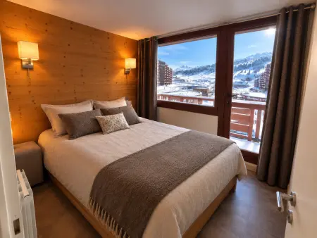 Appartement 11 pers, 4 ch · Plagne Bellecôte · Balcon sud : photo 6