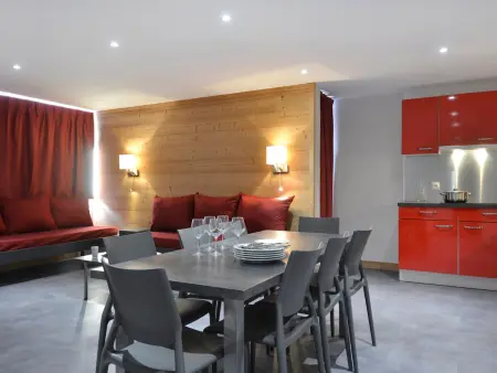 Appartement 3 pièces 8 pers à Plagne Bellecôte, balcon : photo 9