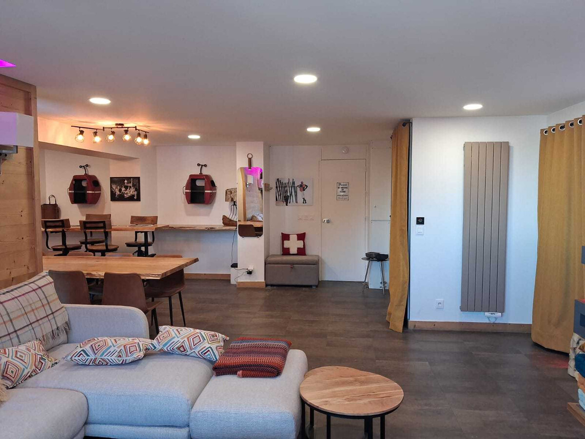 Appart 10 pers, 5 ch, sauna privé à Plagne Bellecôte - Photo 3