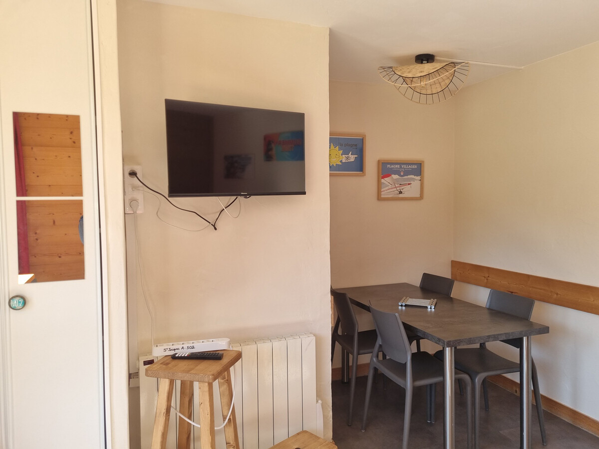 Appartement 5 pers, balcon vue pistes à Plagne Bellecôte - Photo 6