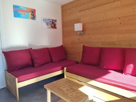 Location appartement à Plagne Bellecôte, Appartement rénové 5 pers, balcon, animaux admis