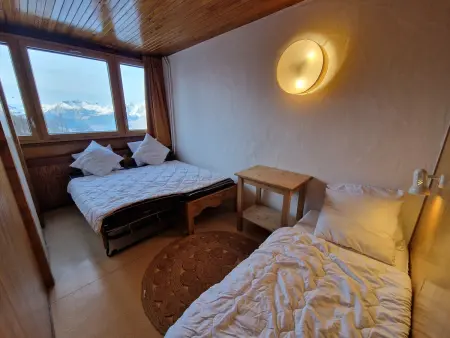 Appartement 3 pièces 8 pers, balcon vue pistes La Plagne : photo 10