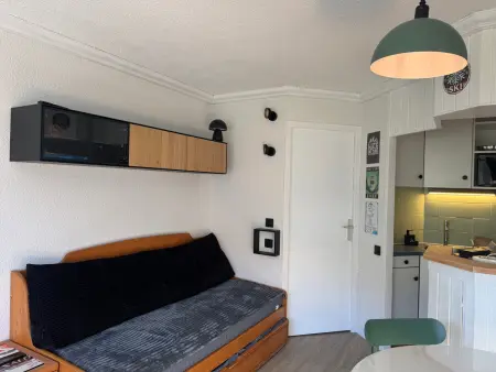 Studio rénové 26m² vue pistes, balcon sud - Plagne Aime : photo 2