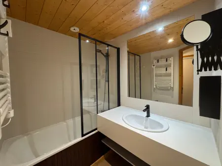 Studio rénové 26m² vue pistes, balcon sud - Plagne Aime : photo 5