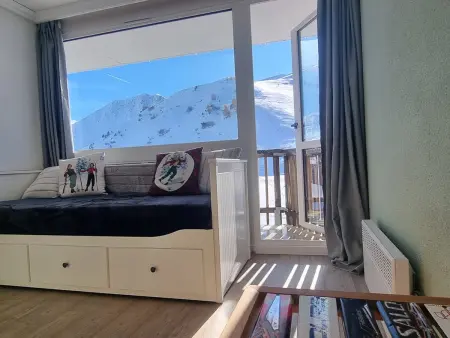 Studio rénové 26m² vue pistes, balcon sud - Plagne Aime : photo 10