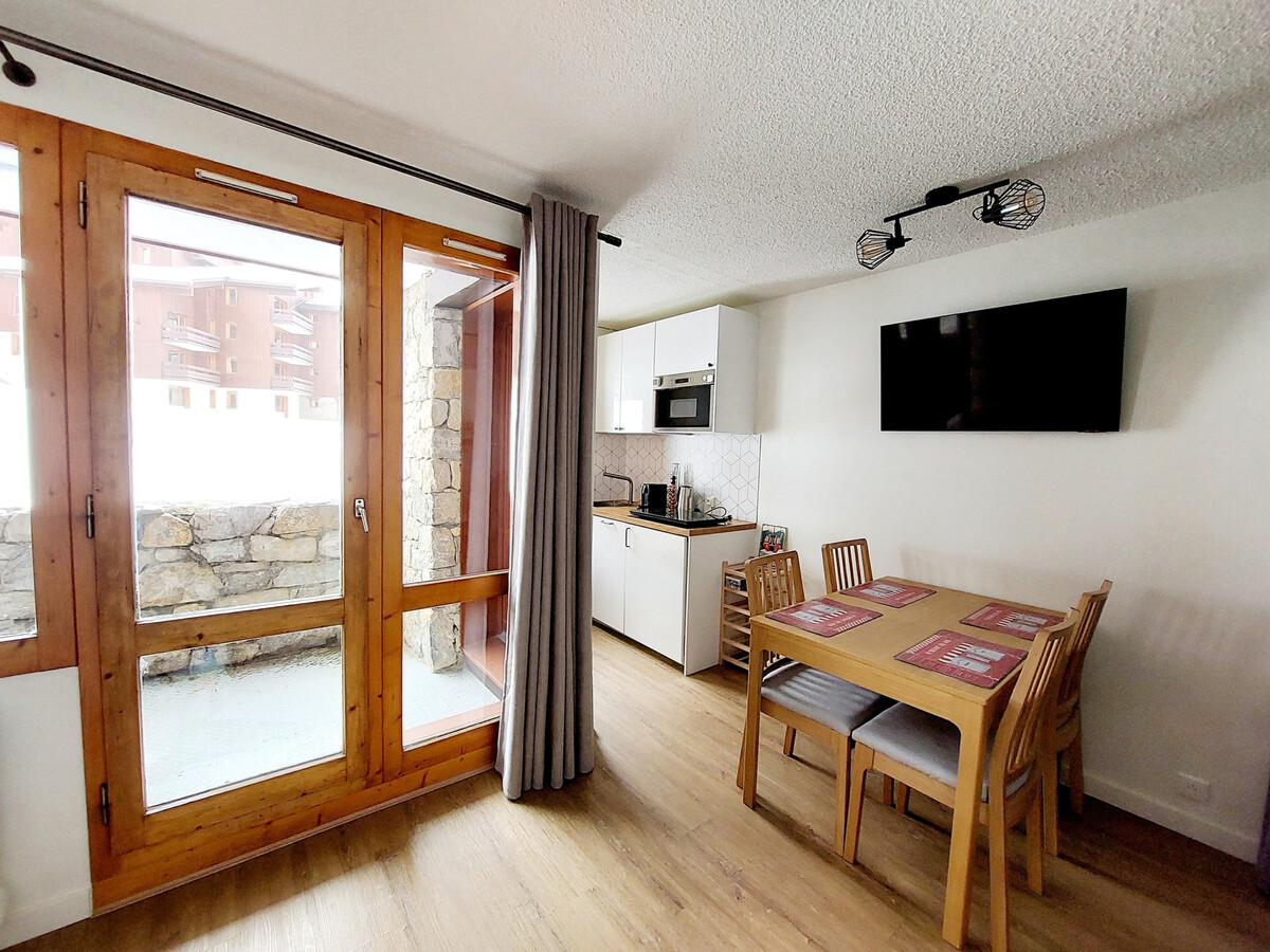 Studio rénové 28m² Belle Plagne, parking et WiFi gratuit - Photo 3