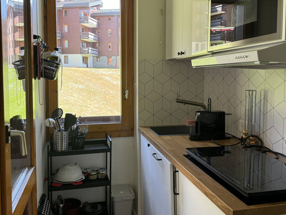 Studio rénové 28m² Belle Plagne, parking et WiFi gratuit - Photo 5