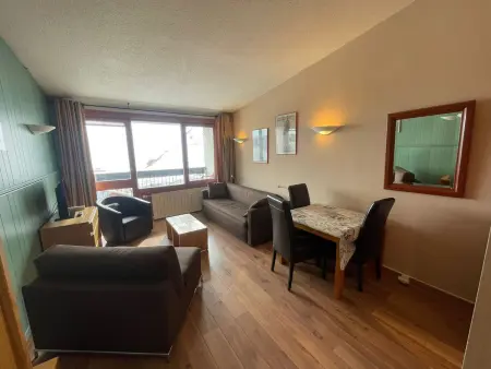 Studio 30m² balcon sud-ouest, 9ème étage à Tignes : photo 2