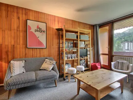 Location appartement à La Plagne, Grand duplex pour 8 personnes, orientation sud