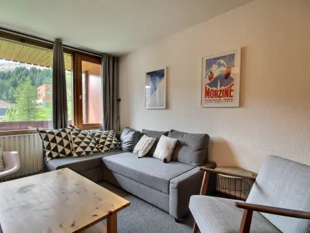 Duplex 8 personnes, balcon sud à La Plagne : photo 4