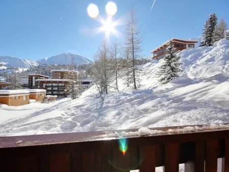 Duplex 8 personnes, balcon sud à La Plagne : photo 11