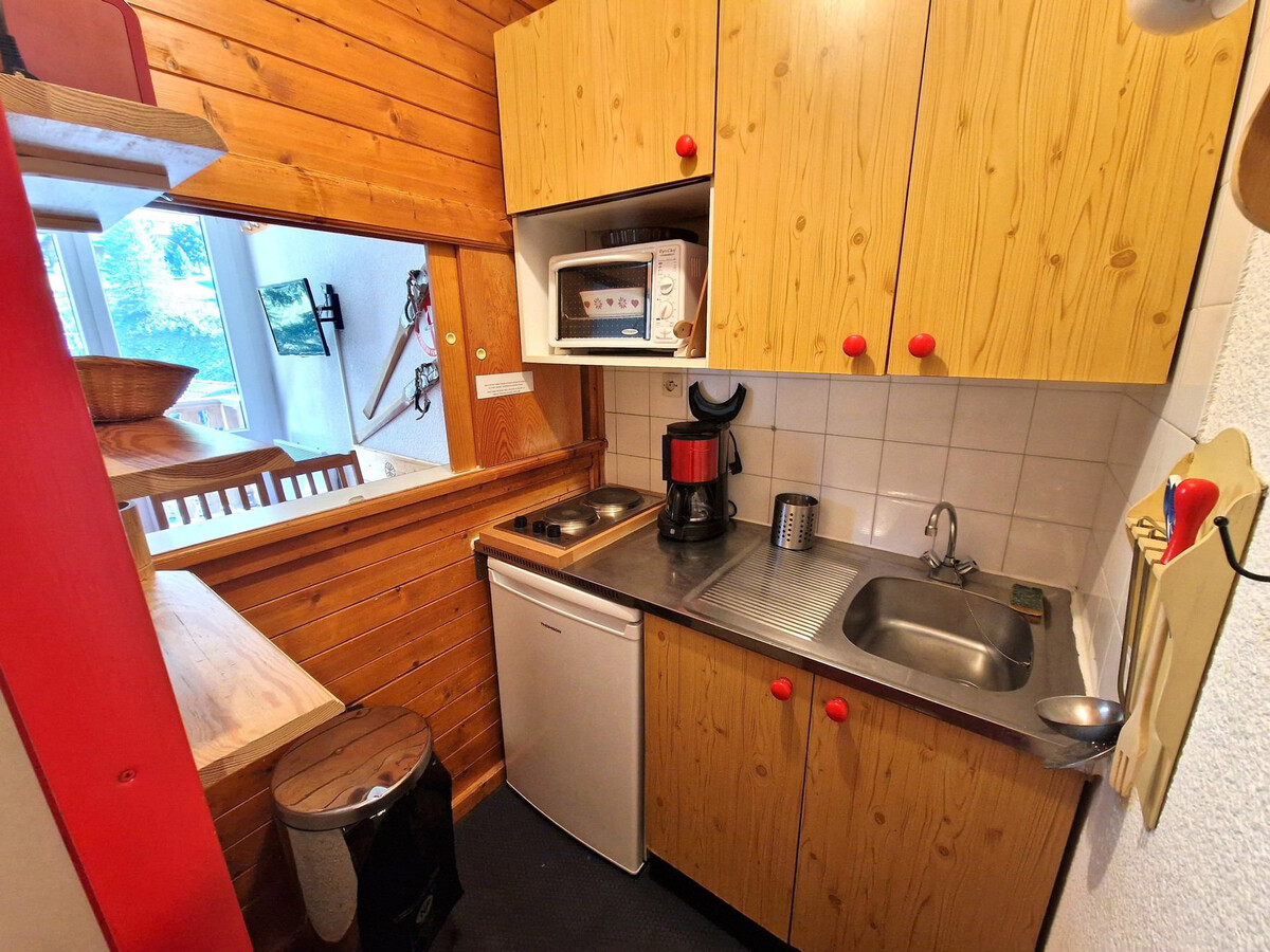 Studio 3 personnes à Valfréjus, balcon sud et casier à skis - Photo 4