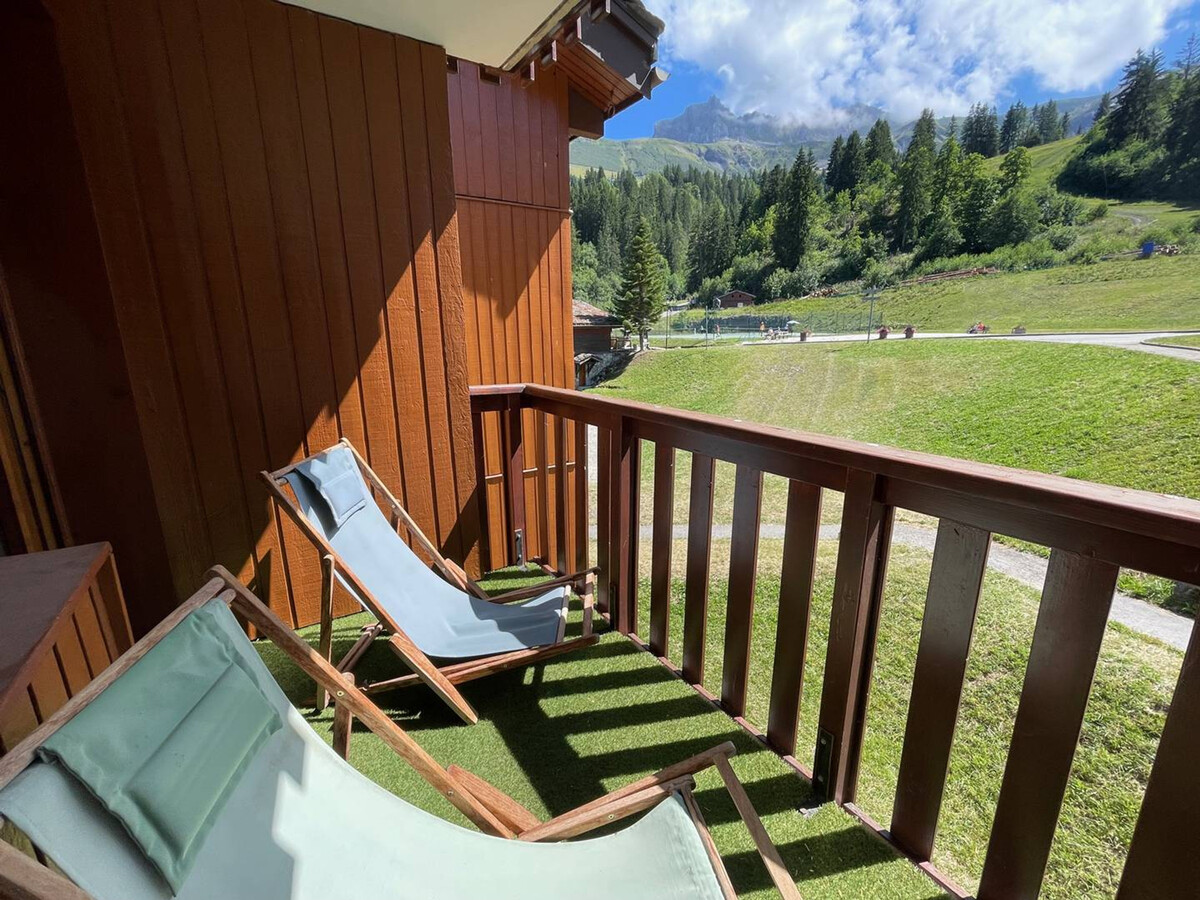 Studio ski-in/ski-out 4 pers, balcon sud, Valmorel - Photo 12