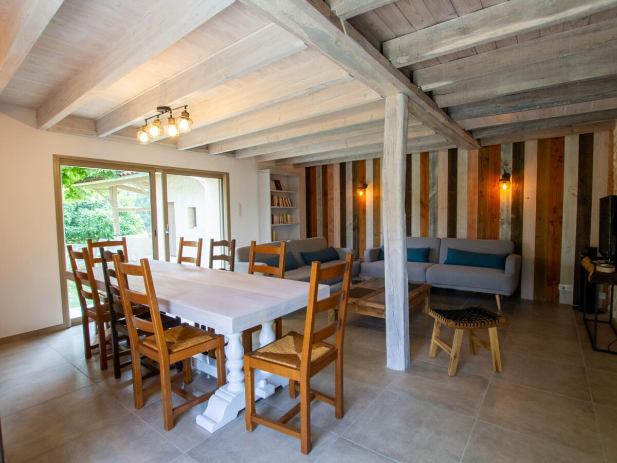 Maison 9 pers. avec piscine chauffée et étang privé à Agonac - Photo 4