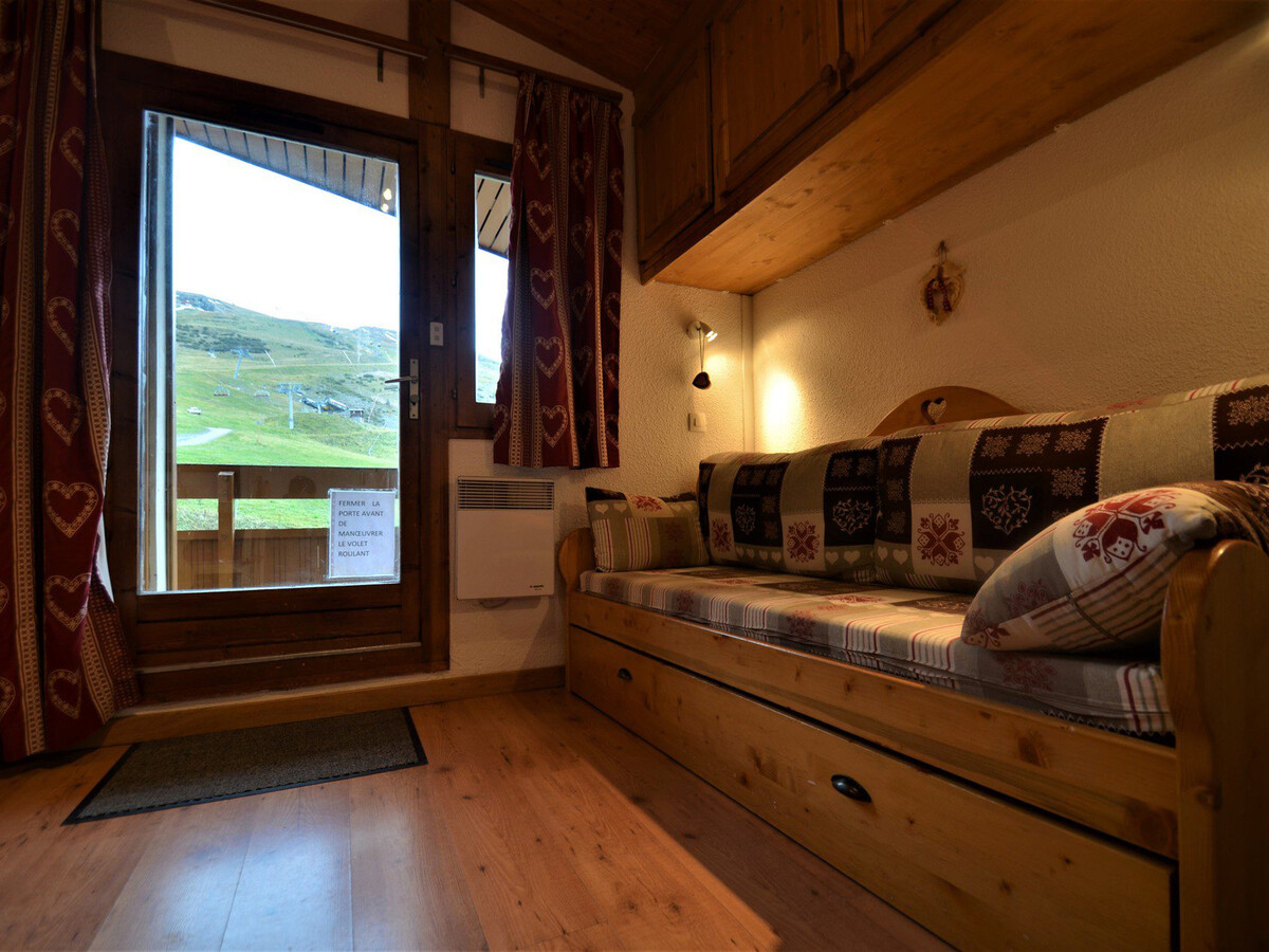 Studio 4 pers aux Menuires, balcon vue pistes - Photo 1
