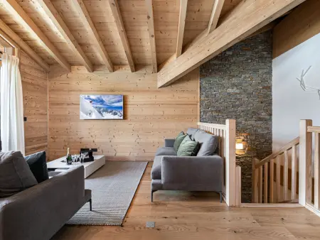 Magnifique duplex 9 pers à Courchevel avec balcon et parking : photo 4