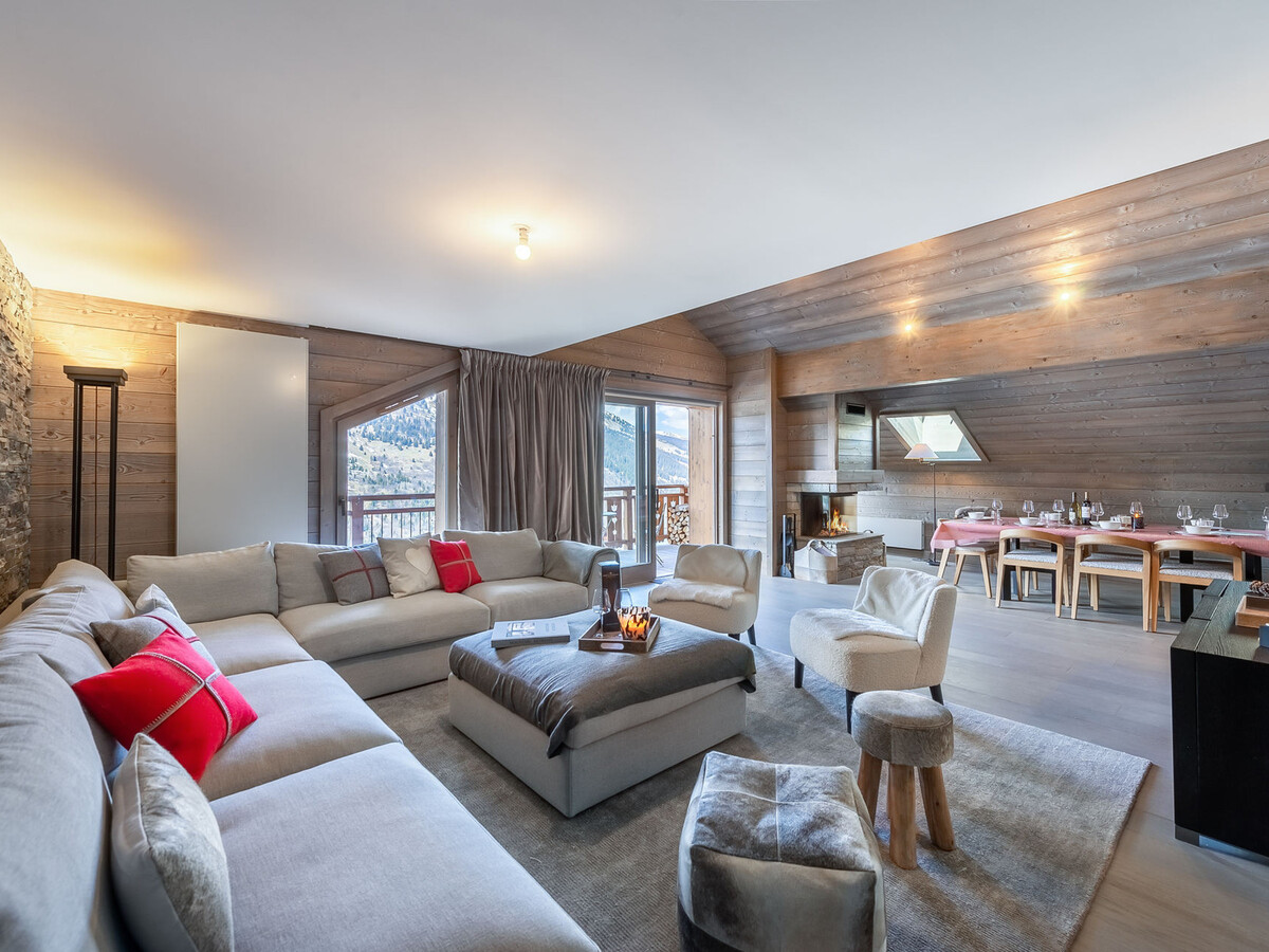 Duplex 125m² 9 personnes à Méribel, 230m des pistes - Photo 1
