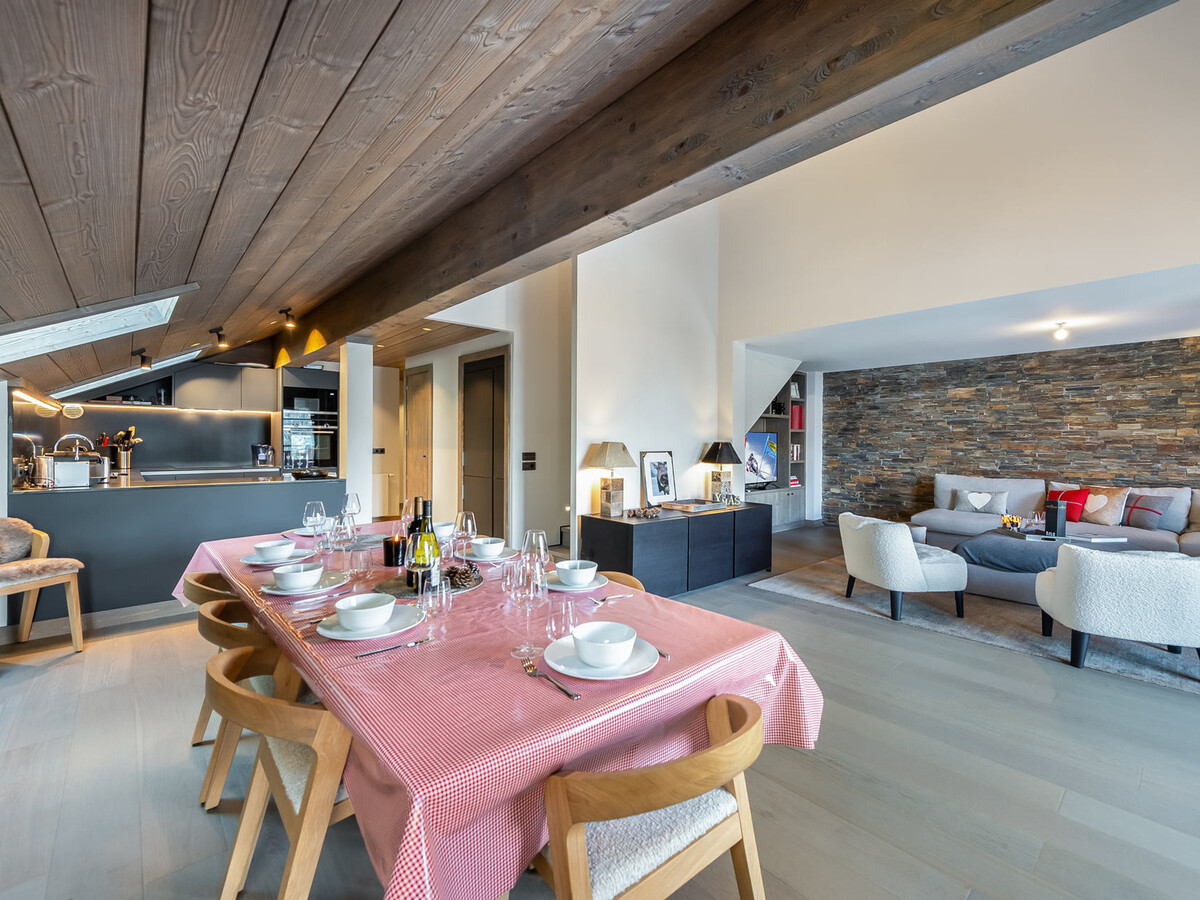 Duplex 125m² 9 personnes à Méribel, 230m des pistes - Photo 3