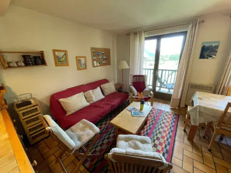 Location appartement à Le Monêtier les Bains, Appartement chaleureux au dernier étage avec cheminée