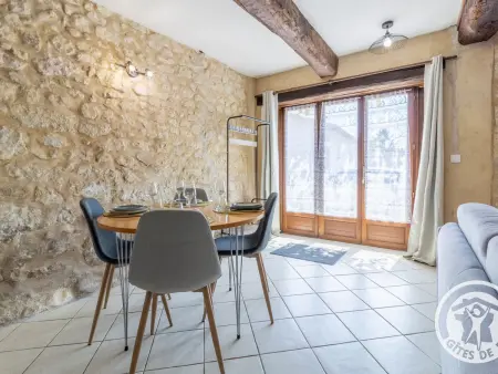 Gîte en tuffeau à Vaudelnay, poêle à bois et terrasse : photo 15