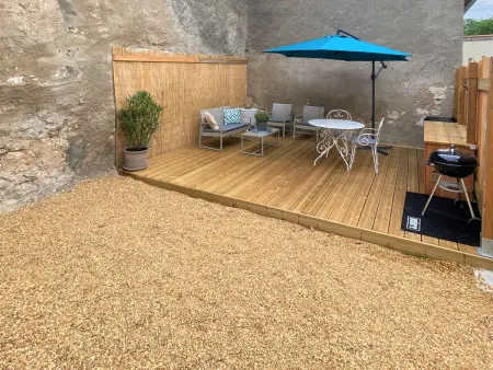 Gîte en tuffeau à Vaudelnay, poêle à bois et terrasse : photo 20