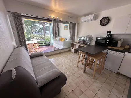 Studio 28m² terrasse sud, piscine à 50m de la plage : photo 5