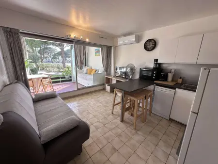 Studio 28m² terrasse sud, piscine à 50m de la plage : photo 6