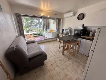 Studio 28m² terrasse sud, piscine à 50m de la plage : photo 7