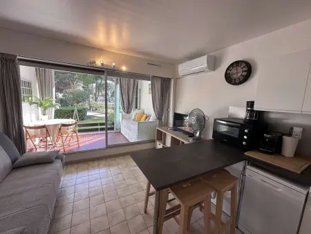 Studio 28m² terrasse sud, piscine à 50m de la plage : photo 9