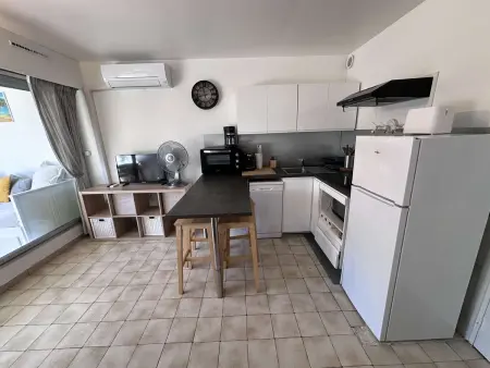 Studio 28m² terrasse sud, piscine à 50m de la plage : photo 12