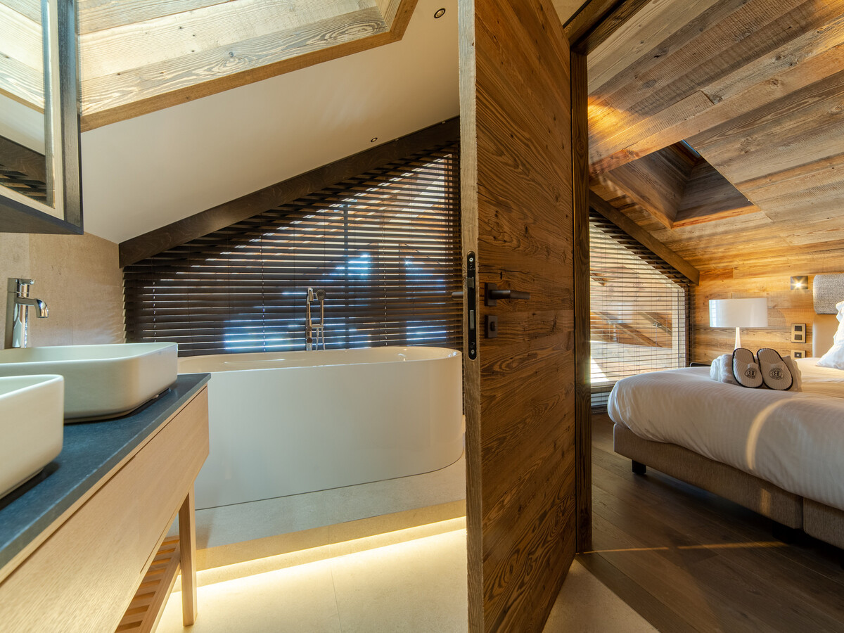 Penthouse 5 chambres avec spa et conciergerie à Méribel - Photo 15
