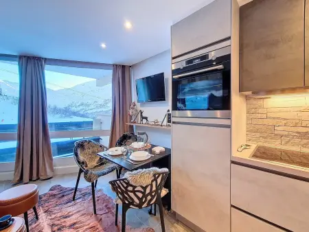 Studio 20m² skis aux pieds, balcon sud-est, 8ème étage : photo 3