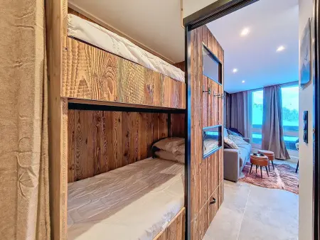 Studio 20m² skis aux pieds, balcon sud-est, 8ème étage : photo 10