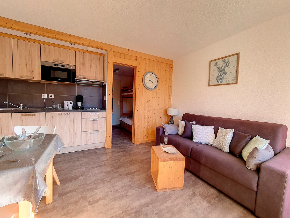 Studio rénové 22 m² ski aux pieds, balcon Sud - Photo 8