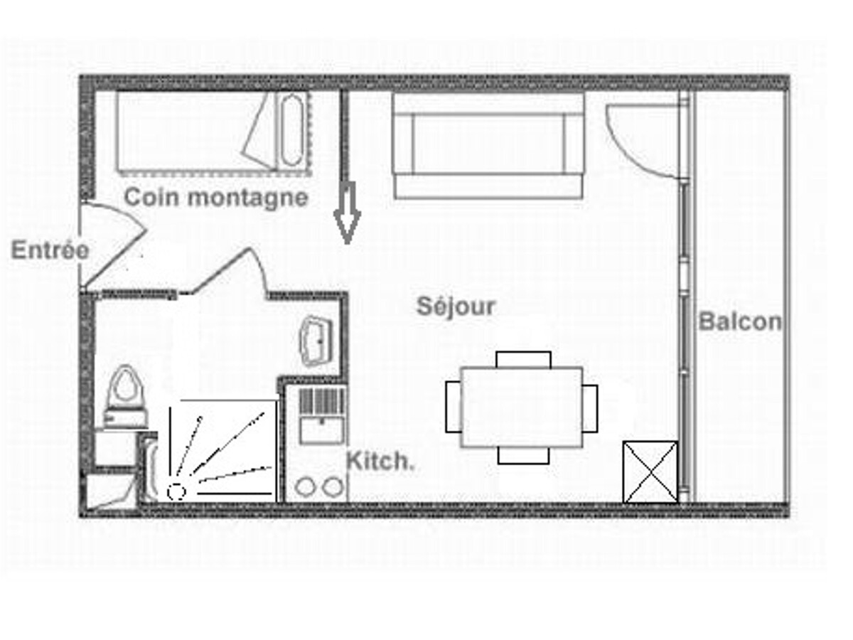 Studio rénové 22 m² ski aux pieds, balcon Sud - Photo 15