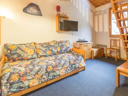 Location appartement à La Plagne Montchavin Les Coches, Studio duplex fonctionnel au centre, vue pistes, accès skis aux pieds