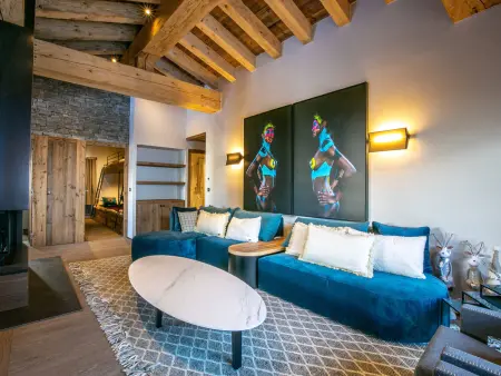 Location appartement à Val d'Isère, Luxueux appartement sous charpente proche des pistes - 10 pers