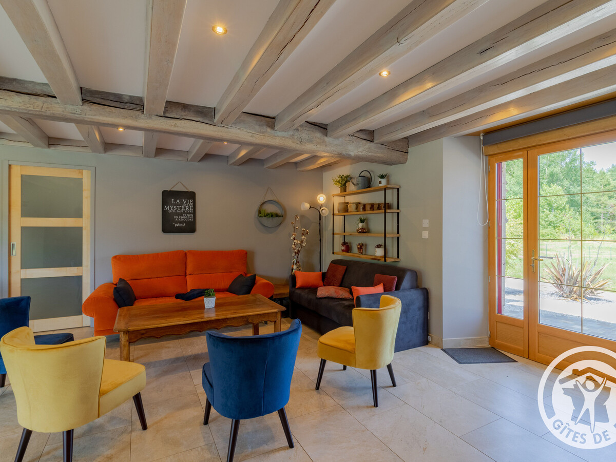 Gîte La Goguerie : 11 personnes, piscine et 4000m² de verdure - Photo 7