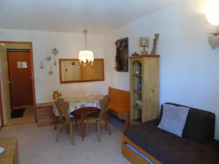 Location appartement à Valfréjus, 2 Pièces pour 4 pers. à Valfréjus près des pistes, balcon, parking gratuit
